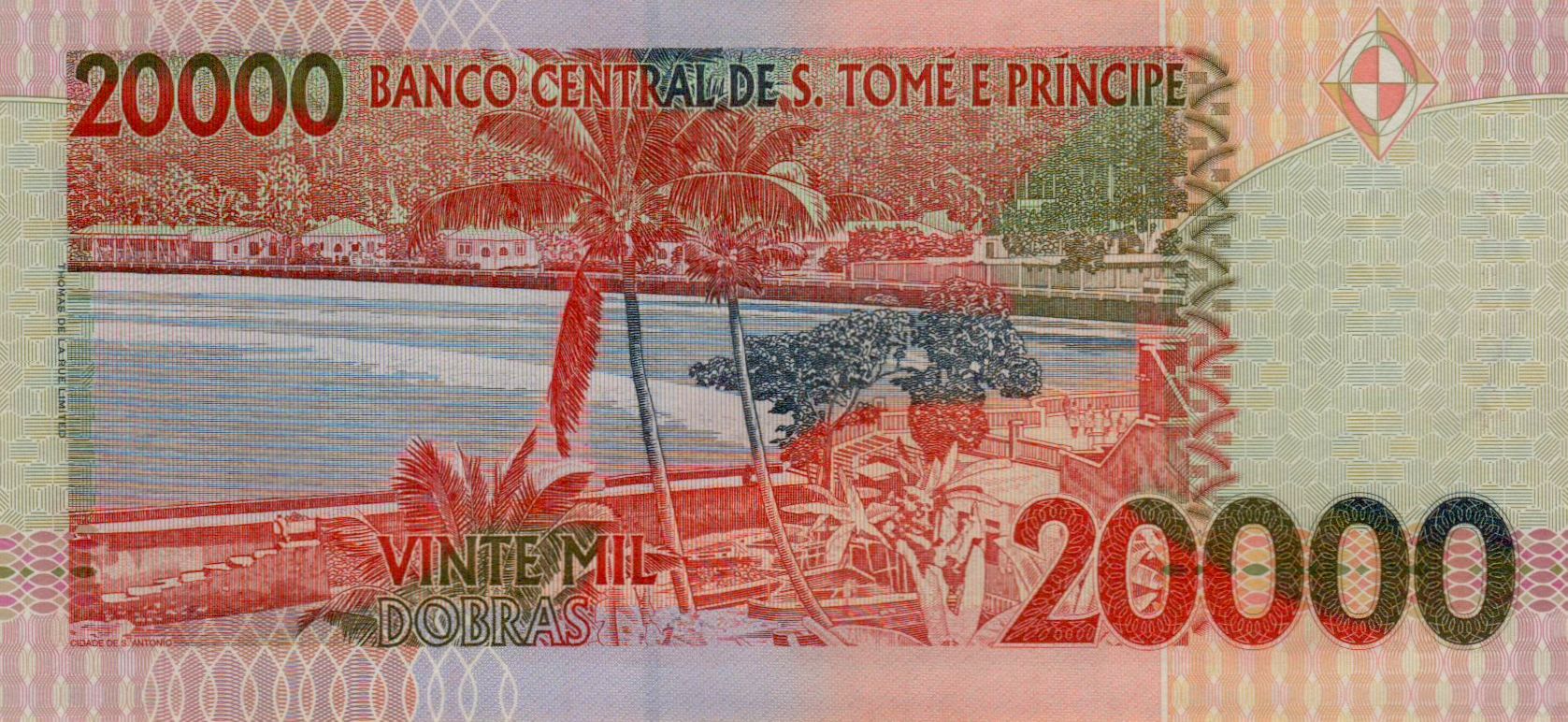 Sao Tome E Principe 20000 1996 UNC P-67/a